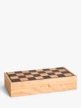 John Lewis Classic Wooden Chess & Draughts Set, Small