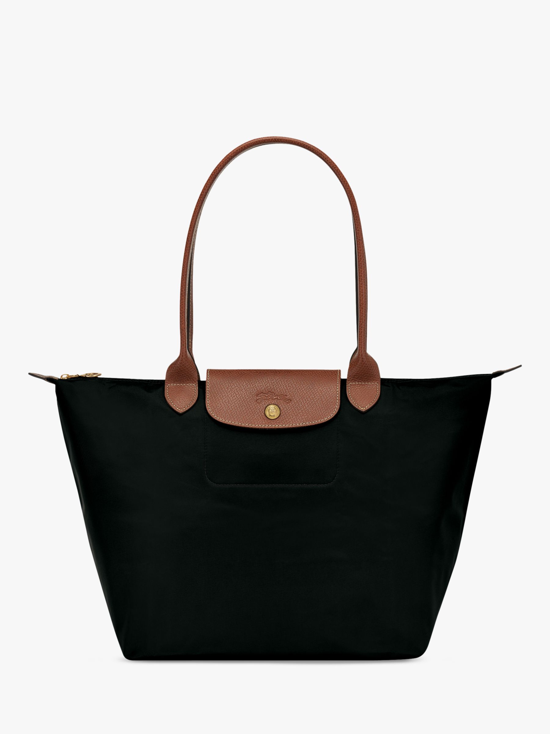 Longchamp Le Pliage Original Large Shoulder Bag, Black