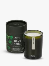 Aery Green Black Oak Scented Candle, 200g