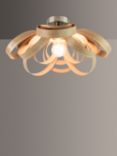 Tom Raffield Small Skipper Semi Flush Ceiling Light