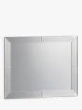Gallery Direct Kinsella Rectangular Glass Frame Wall Mirror, Clear