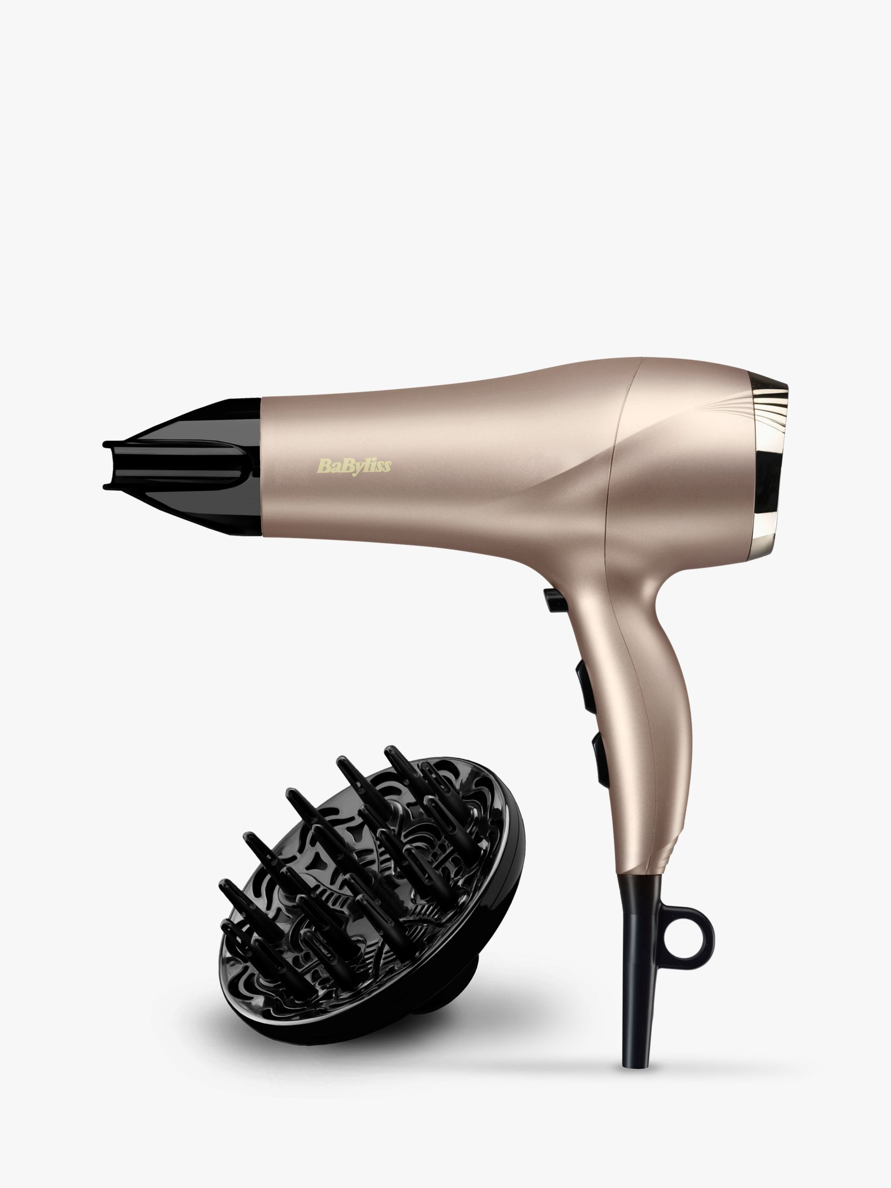 BaByliss Opulence Hair Dryer with Diffuser, Rose Gold