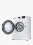 Samsung WD80TA046BE Freestanding Washer Dryer, 8kg Wash/5kg Dry Load, 1400rpm, White