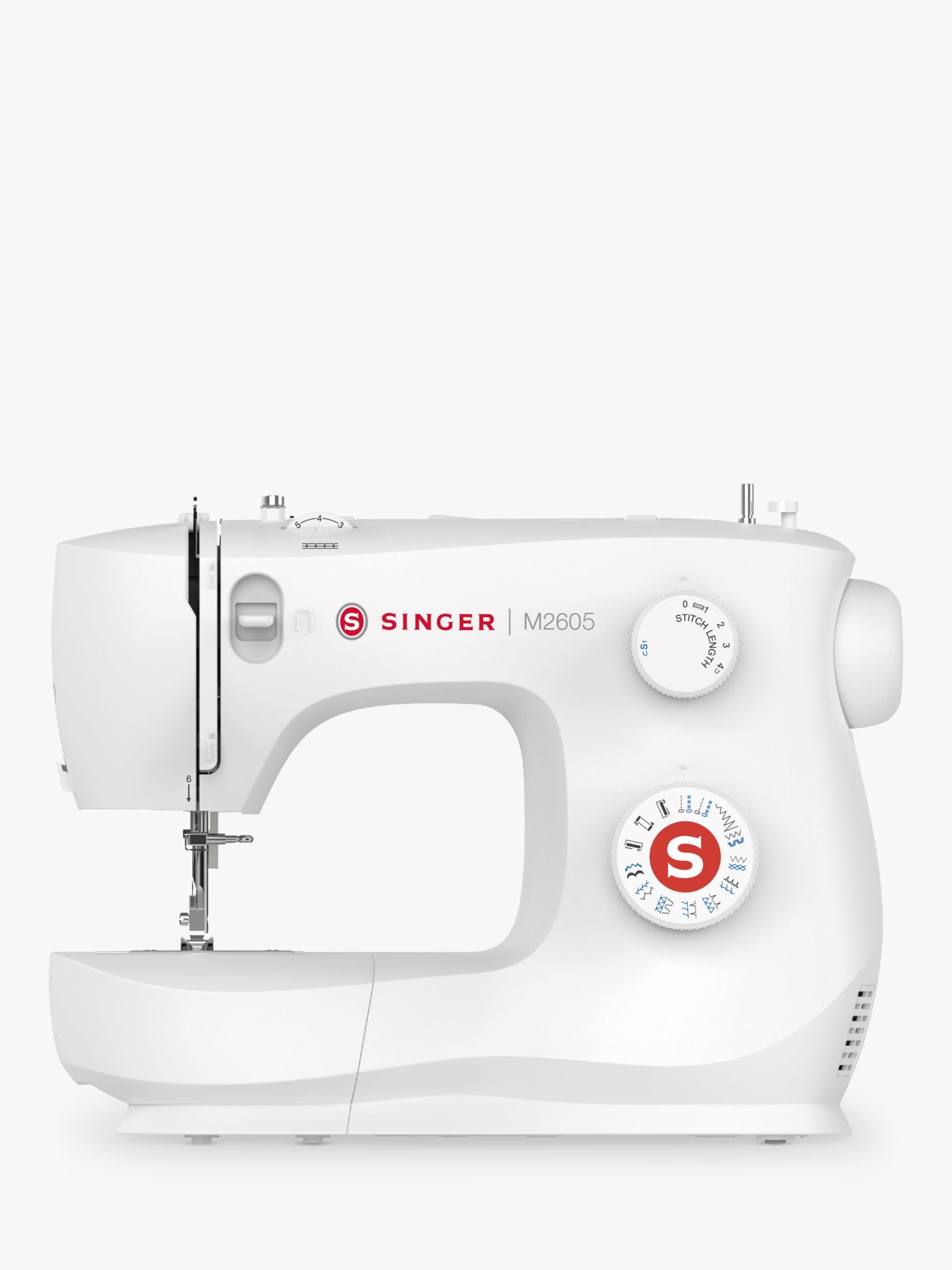 Singer Sewing Machine M2605, White - TT32 Sewing Machines