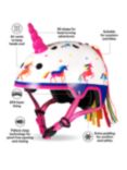 Micro Scooters Deluxe 3D Unicorn Helmet
