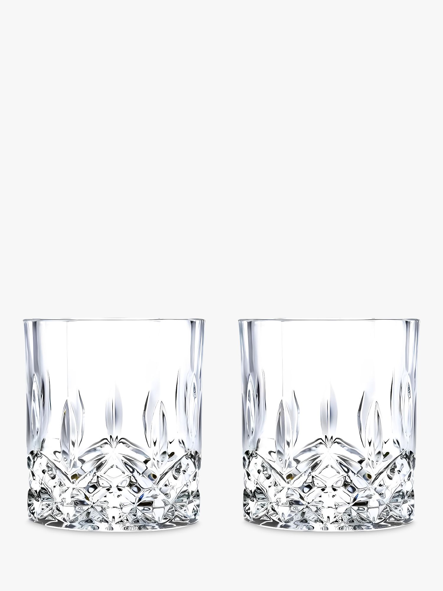 John Lewis ANYDAY Paloma Opera Crystal Glass Tumblers, Set of 2, 300ml, Clear