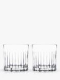 John Lewis ANYDAY Paloma Timeless Crystal Glass Tumblers, Set of 2, 360ml, Clear