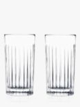 John Lewis ANYDAY Paloma Timeless Crystal Glass Highballs, Set of 2, 443ml, Clear