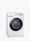 Samsung Series 7 WW90T684DLH Freestanding ecobubble™ AddWash™ Washing Machine, 9kg Load, 1400rpm Spin, White