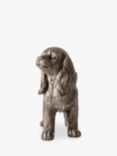 John Lewis Standing Dog Garden Sculpture, H18cm, Grey
