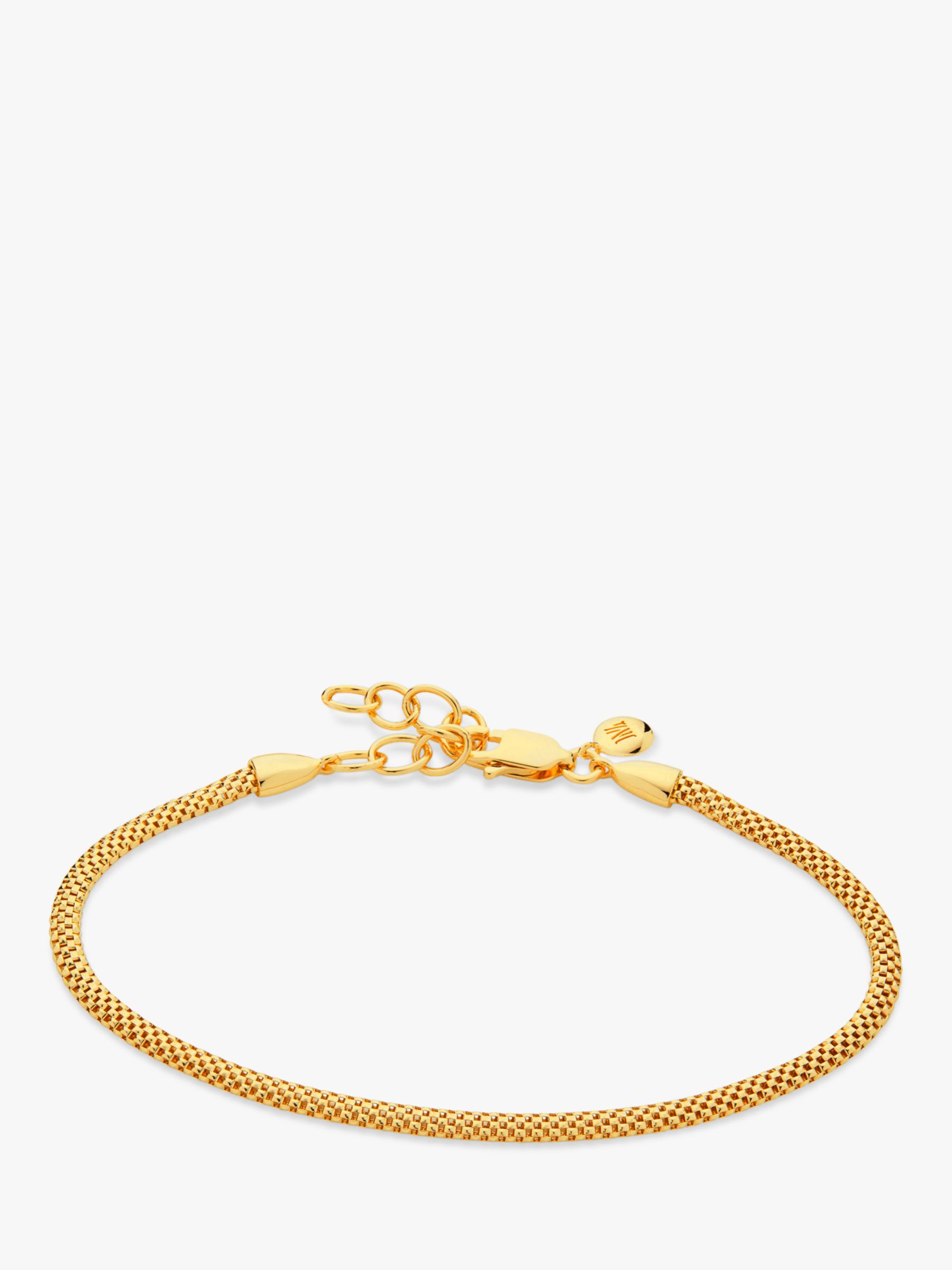 Monica Vinader Doina Fine Chain Bracelet, Gold