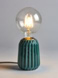 John Lewis ANYDAY Ceramic Bulbholder Table Lamp, Alpine