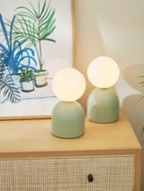 John Lewis ANYDAY Lupo Touch Table Lamps, Set of 2