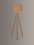 John Lewis Wooden Tripod Floor Lamp