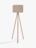 John Lewis Wooden Tripod Floor Lamp