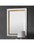 Gallery Direct Phantom Rectangular Frame Wall Mirror, 109.5 x 79cm, Gold