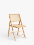 John Lewis Rattan Folding Chair, Natural