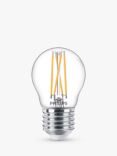Philips 25W Golf Ball ES LED Dimmable Classic Bulb, Clear