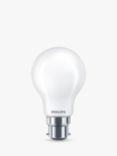 Philips 60W A60 B22 BC LED Non Dimmable Classic Bulb, Cool White
