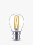 Philips 40W P45 B22 BC LED Dimmable Classic Bulb, Clear
