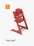 Stokke Tripp Trapp Highchair Baby Set, Warm Red