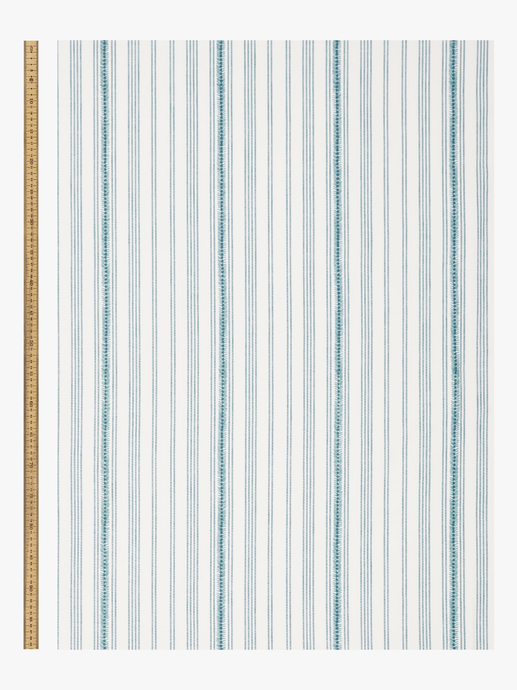 John Lewis Diderot Stripe Furnishing Fabric, Heritage Grey