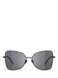 CHANEL Irregular Sunglasses CH4263T Black/Grey