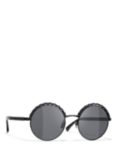 CHANEL Round Sunglasses CH4265Q Black