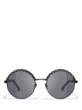 CHANEL Round Sunglasses CH4265Q Black
