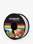 Polaroid Premium PLA 3D Printing Filament Cartridge, 1kg, White