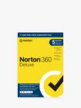 Norton 360 Deluxe, 1 Year Pre-Paid Subscription for 1 User and 5 Devices