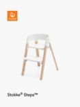 Stokke Steps Highchair, White/Natural