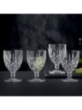 Nachtmann Noblesse Crystal Cut Glass Wine Goblet, Set of 4, 350ml, Clear