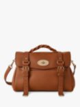 Mulberry Alexa Heavy Grain Leather Shoulder Bag, Chestnut