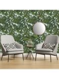 Galerie Tropical Leaf Print Vinyl Wallpaper