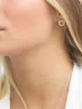 Sif Jakobs Jewellery Biella Uno Piccolo Cubic Zirconia Round Stud Earrings