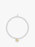 Joma Jewellery Bee Beaded Bracelet, Silver/Gold