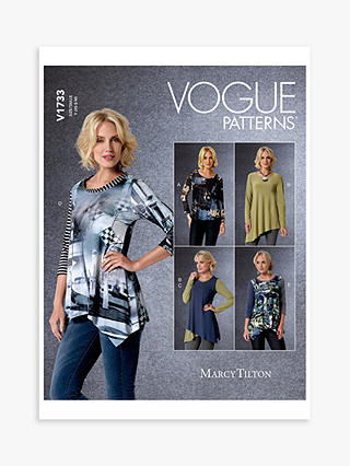 Vogue Misses Top/Vest Sewing Pattern