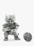 Royal Selangor Mini Wolverine Figurine and X-Men Lapel Pin Set