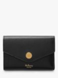 Mulberry Folded Multi-Card Heavy Grain Leather Wallet, Black