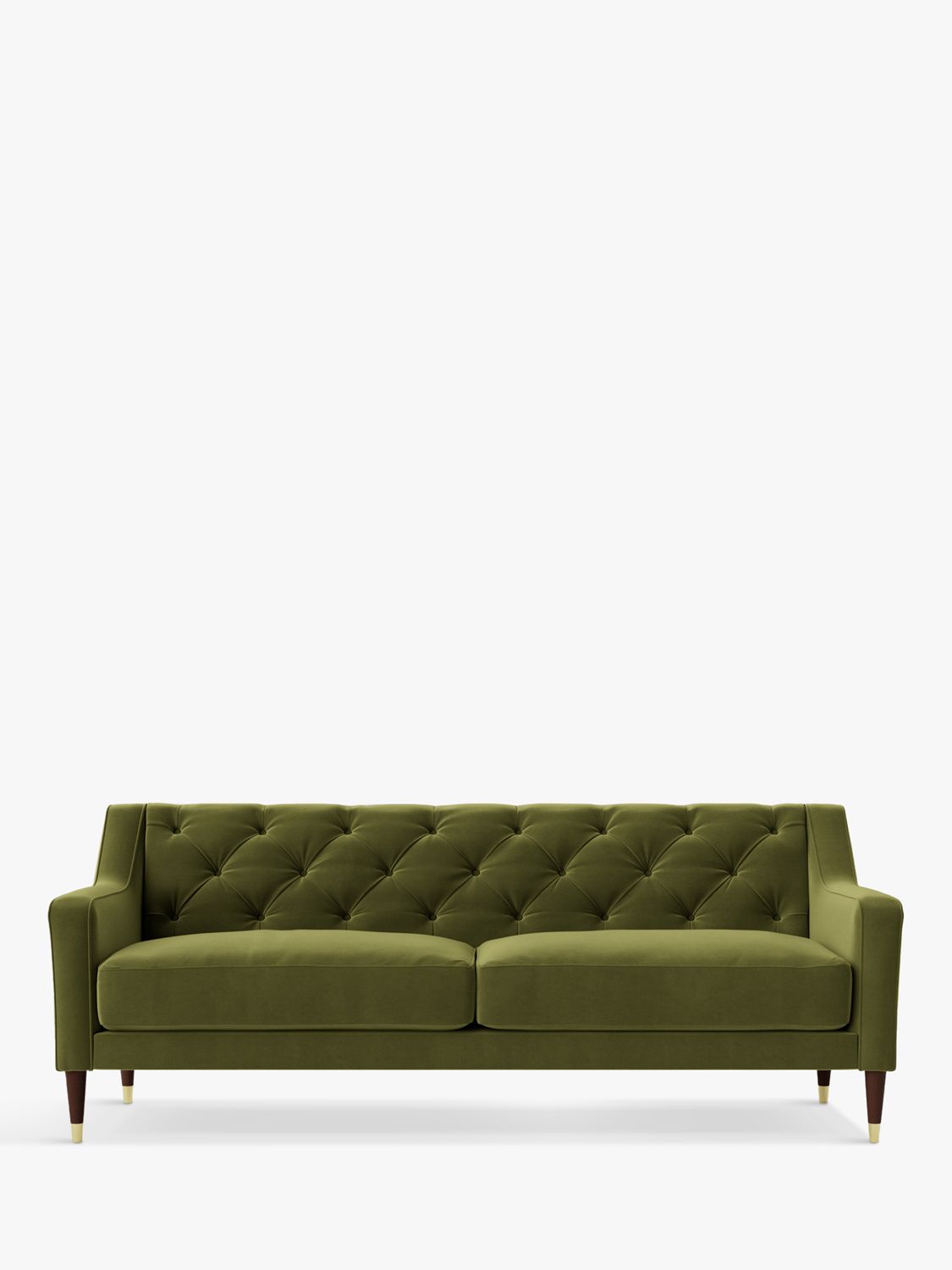 Swoon Pritchard Large 3 Seater Sofa, Dark Leg