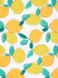 John Lewis Lemon Zest PVC Tablecloth Fabric, Yellow