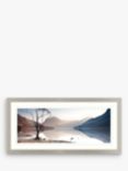 James Bell - 'Buttermere Tree' Framed Print & Mount, 52 x 107cm, Multi