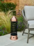 KETTLER Kalos Copper Lantern Electric Patio Heater, Small