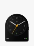 Braun Analogue Alarm Clock, Black