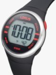 Lorus Unisex Digital Silicone Strap Watch