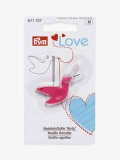 Love Prym Birdy Needle Threader, Pink