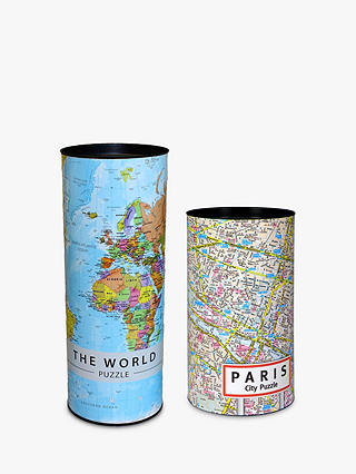 World & Paris City Puzzles Set