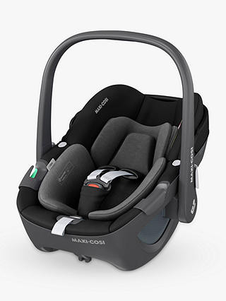 iCandy Peach 7 Pushchair & Accessories with Maxi-Cosi Pebble 360 Baby Car Seat and Base Bundle, Black/Essential Graphite
