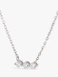 Dinny Hall Shuga White Sapphire Chain Necklace, Silver